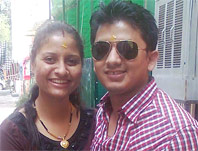 Kanchan and Vikram Negi