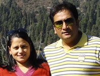Kanchan and Vikram Negi